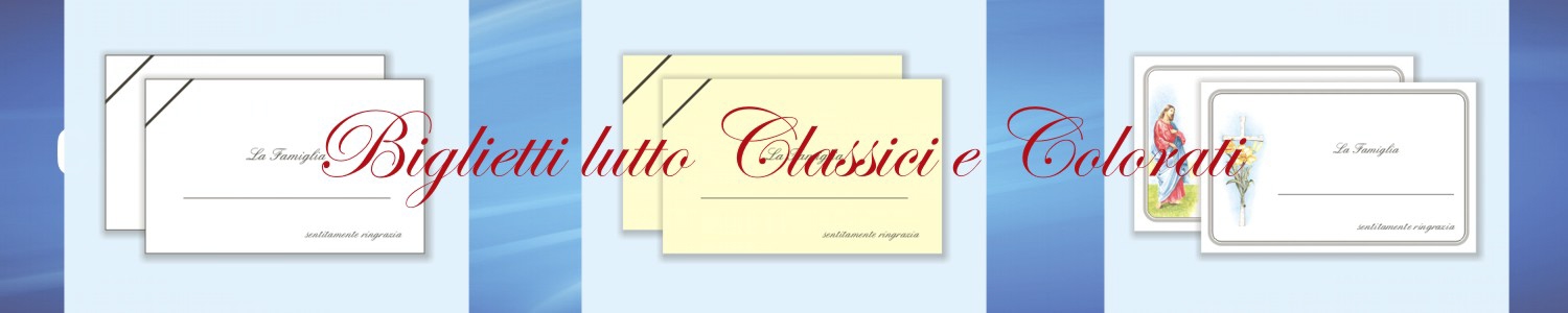 Biglietti Lutto