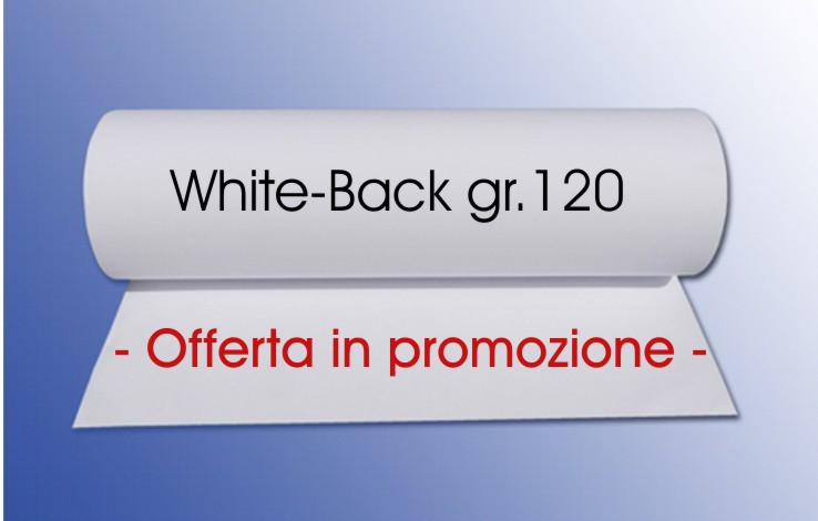 Carta plotter White-Back gr.120
